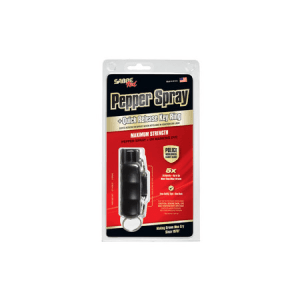 Sabre Key Case Pepper Spray with Quick Release Key Ring