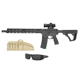 Daniel Defense Ddm4 V7 300 Blackout Tactical Package With Red Dot, Sunglasses And Rifle Case