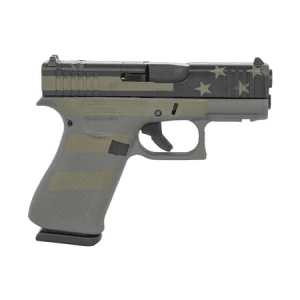 Glock 43x Mos 9mm Optic Ready Pistol With Operator Flag Cerakote Finish