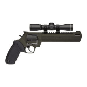 Taurus Raging Hunter 44 Magnum OD Green Revolver with Leupold FX-II 4x28 Handgun Scope