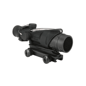 Trijicon Acog Black Hardcoat Anodized 4x32mm Illuminated Red Chevron Reticle