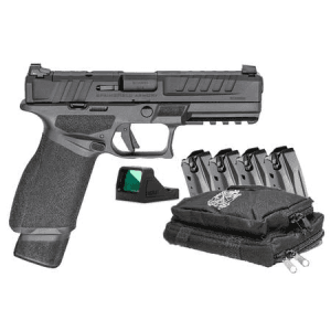 Springfield Echelon 9mm Black Optic Ready Gear Up Package With 5 Mags, Range Bag And Viridian Rfx11 Green Dot