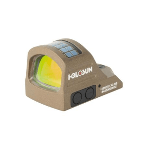 Holosun Hs507c-X2-Bb Burnt Bronze, Red Multi-Reticle, 7075 Aluminum Open Solar, Shake Aw