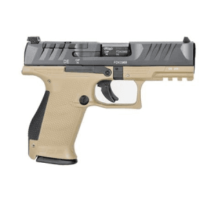 Walther Pdp Compact 9mm Optic Ready Pistol With Two-Tone Tan Finish
