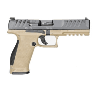 Walther Pdp Full-Size 9mm Optic Ready Pistol With Fde Two-Tone Finish