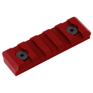 Timber Creek M-LOK 5 Slot Picatinny Rail, Red