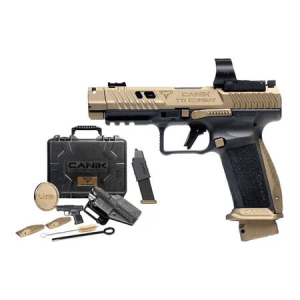 Canik Tti Combat 9mm Pistol With Macanik M03 Competition Red Dot