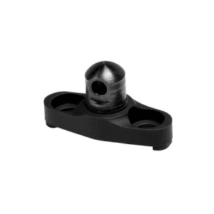 Grovtec Flanged Stud Mount M-LOK Black Anodized 6061 Aluminum