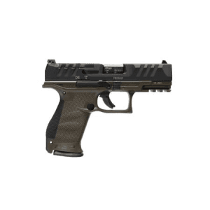 Walther Pdp Compact 9mm Optic Ready Pistol With Od Green Frame And Black Steel Slide