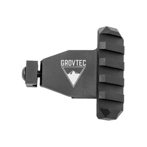 Grovtec Picatinny Rail Angled Black Anodized Aluminum