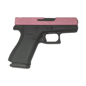 Glock 43x Mos 9mm Optic Ready Pistol With Pink Glitter Slide