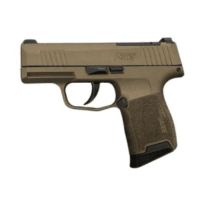 Sig Sauer P365 9mm Optic Ready Pistol With Burnt Bronze Cerakote Finish