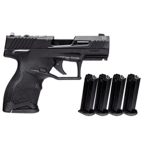 Taurus Tx22 Compact 22lr Black Optic Ready Pistol With Five 13 Round Magazines