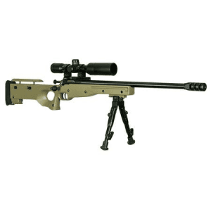 Keystone Precision Complete Package Youth 22 WMR Bolt Action Rifle with 4x28 Combat Scope w/Sunshade