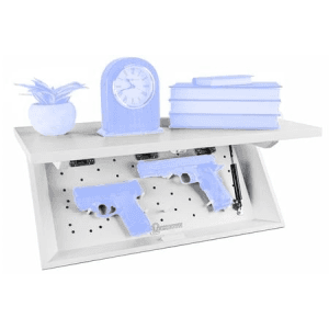 Lockdown In Plain Sight Shelf, White