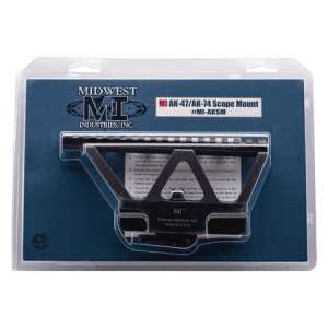Midwest Side Railed Scope Mount Black Hardcoat Anodized