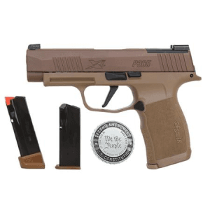 Sig Sauer P365 Xl 2a 9mm Optic Ready Semi-Auto Pistol With Coyote Finish, Challenge Coin A