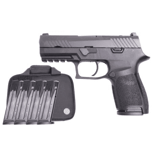 Sig Sauer P320 9mm Compact Optic Ready Pistol With Five 15 Round Mags And Tacpro Bag