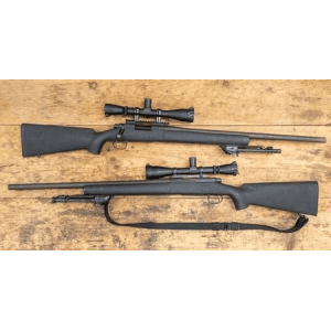 Remington 700 308 Win Police Trade-In Rifles With Leupold Scope And Harris Bi-Pod