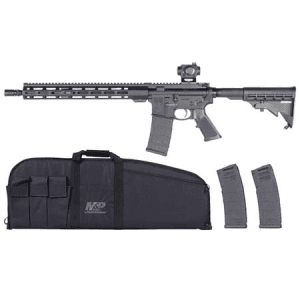 Smith & Wesson Mp15 Sport Iii 5.56mm Rifle Package With Crimson Trace Red Dot, Duty Series Rifle Case And Three Magazines
