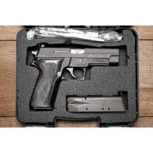 Sig Sauer P226 40sw Da/Sa Police Trade-In Pistol With Rail, Original Box And Two Magazines