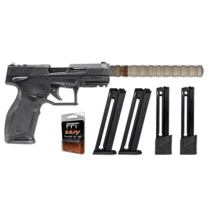 Taurus Tx22 Gen 2 T.o.r.o. 22lr Optic Ready 5 Mag Bundle With Q Erector Suppressor And Freedom Fingers Frt