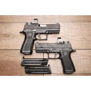 Sig Sauer P320 X Carry 9mm Police Trade-In Pistol (Good Condition) With Romeo1 Pro Sight