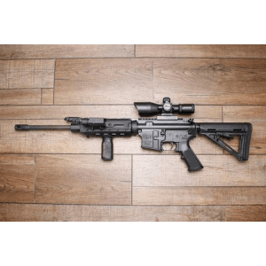 DPMS A-15 5.56mm Police Trade-In Rifle with Scope (No Magazine)
