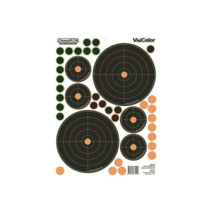Champion Adhesive Visicolor Target 50 Yd Sight 5 Pk