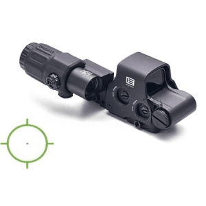 Eotech Holographic Hybrid Green Dot Sight With G33 Magnifier And Sts Mount