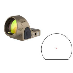 Trijicon Sro 1.0 Moa Red Dot With Adjustable Led Coyote Brown Anodized
