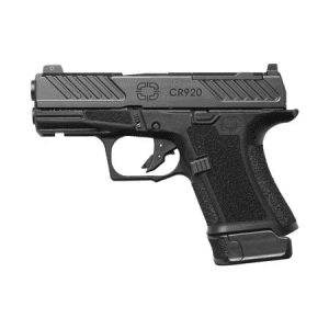 Shadow Systems Cr920 Combat 9mm 13+1 Pistol With Optic Cut Slide And Black Spiral Fluted Barrel