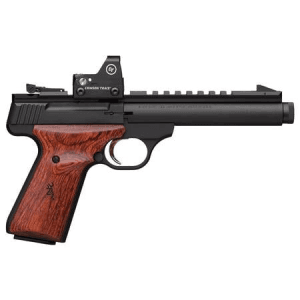 Browning Buck Mark Field/Target 22lr Suppressor Ready Rimfire Pistol With Crimson Trace Red Dot Sight