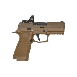 Sig Sauer P320 X-Carry 9mm Coyote Tan Pistol With Romeo1 Reflex Sight