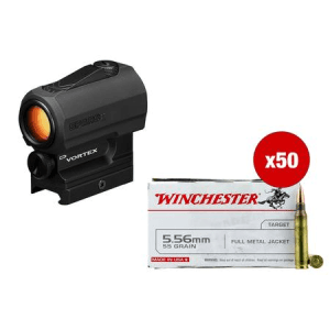 Sportsmans Essentials Vortex Sparc Ii Ar Red Dot With 1000 Rounds Of Winchester 5.56mm 55 Gr Fmj Ammo