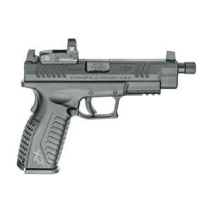 Springfield Xdm Osp 9mm 4.5 Full-Size Pistol With Threaded Barrel And Vortex Venom Red Dot