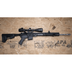 Anderson Manufacturing AM-15 223 Wylde Police Trade-In Rifle w/SS Barrel, Scope, Magpul Grip/Stock, Bipod (Mag Not Included)