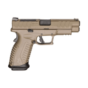 Springfield Xdm Elite 10mm Semi-Auto Pistol In Fde Finish And Optic Ready