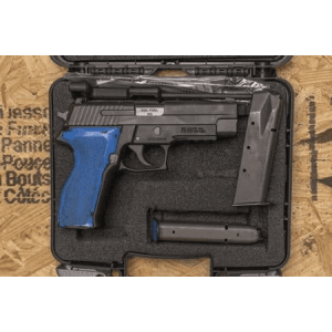 Sig Sauer P226 9mm Da/Sa Police Trade-In Pistols With Rail (Good Condition)