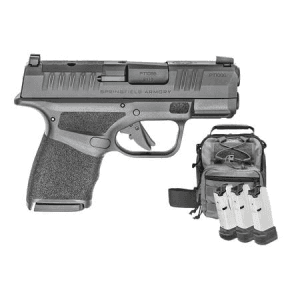 Springfield Hellcat Osp 9mm Optic Ready Pistol With Four Magazines And Gray Sling Bag