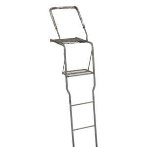 Guide Gear 15' Mesh Seat Ladder Tree Stand with Shooting Rail