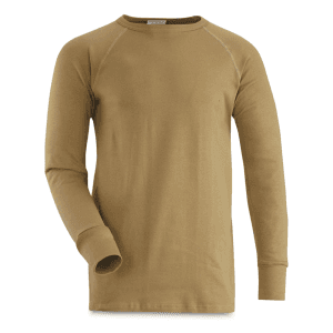 Dutch Military Surplus Thermal Fleece Long Sleeve Shirt New