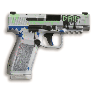 Canik Mete Mc9ls Signature Series 9mm 3.64" Barrel Optic Ready White Drip 17+1 Rounds