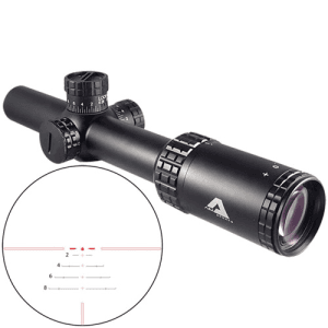 Aim Sports Alpha 6 Black 16x 24mm Cq1moa Reticle