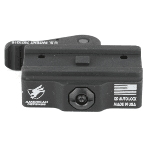 American Defense Manufacturing American Defense Mount Qd Aimpoint T1/T2/Compm5 Low Profile Black