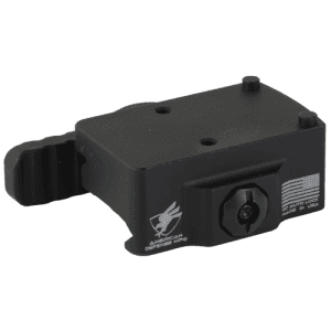 American Defense Manufacturing American Defense Ad-Rmr Qd Mount Lh Lever Low Fits Trijicon Rmr Blk