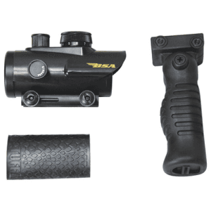 JUST RIGHT CARBINES JRC BSA 30MM RED DOT TUFF GRIP FLD FRNT GRP