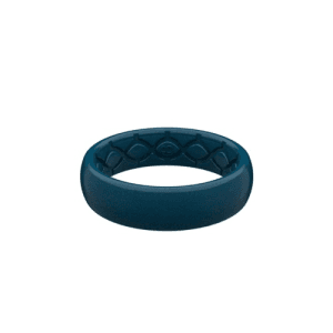 GROOVE LIFE Thin Silicone Ring - Ocean Blue