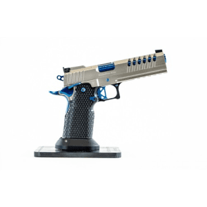 Masterpiece Arms Ds9 Hybrid 9mm 5" 15/17rd Optic Ready Pistol - Stainless / Blue