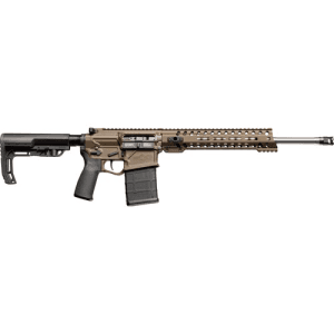 POF Rogue 308 Win 16.5" 20rd Semi-Auto AR10 Rifle w/ 11" Rail - Patriot Brown